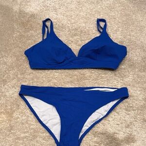 Boden vibrant blue bikini. Size 10